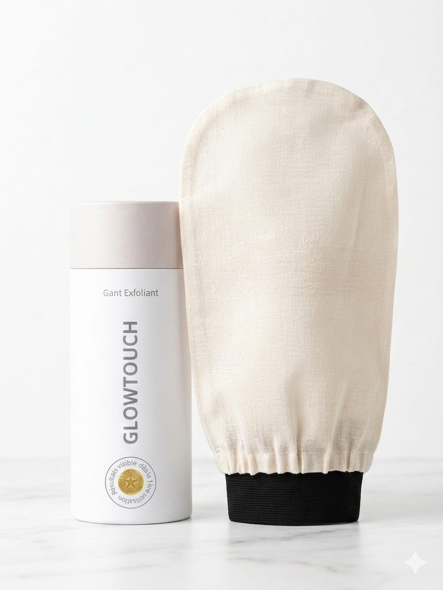 GlowTouch — Le gant exfoliant anti-poils incarnés